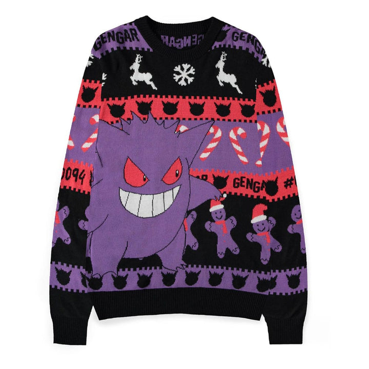 Pokémon Gengar Pokémon Christmas Jumper Size S