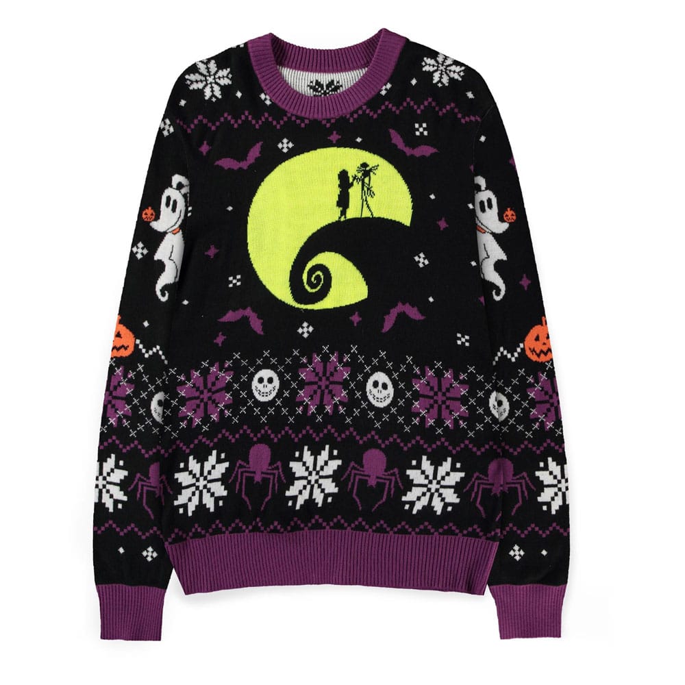 Nightmare Before Christmas Glow in the Dark Nightmare Before Christmas Christmas Jumper Size XL