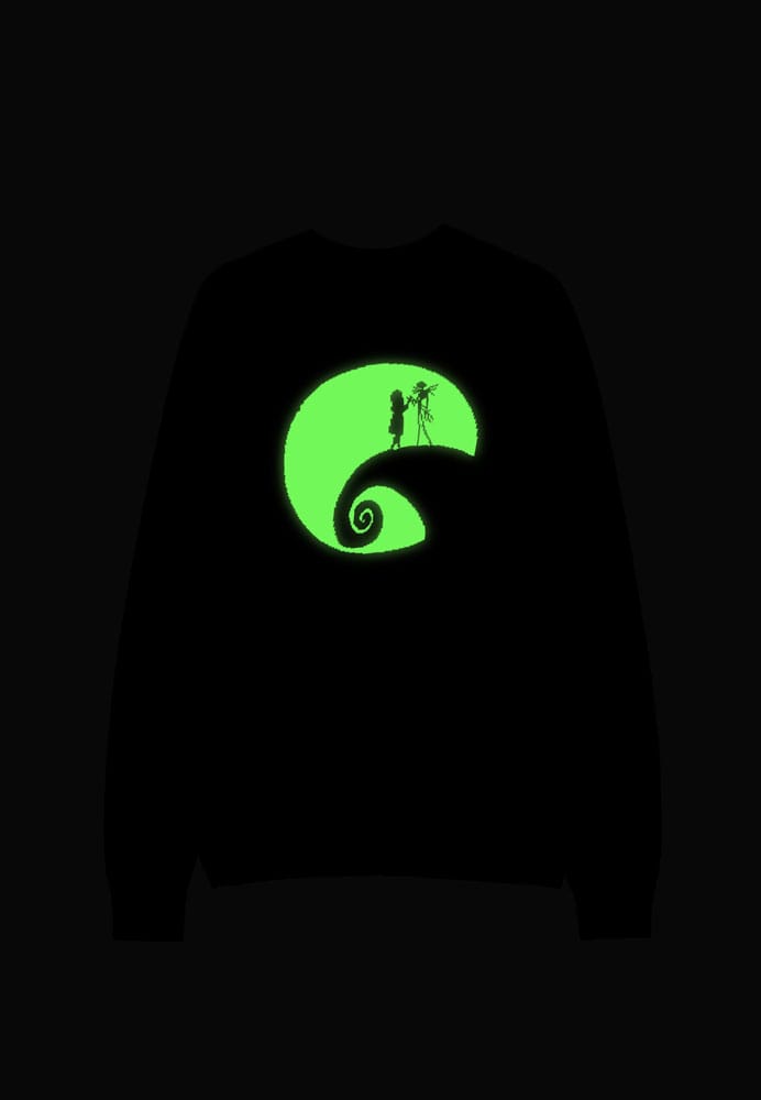 Nightmare Before Christmas Glow in the Dark Nightmare Before Christmas Christmas Jumper Size L