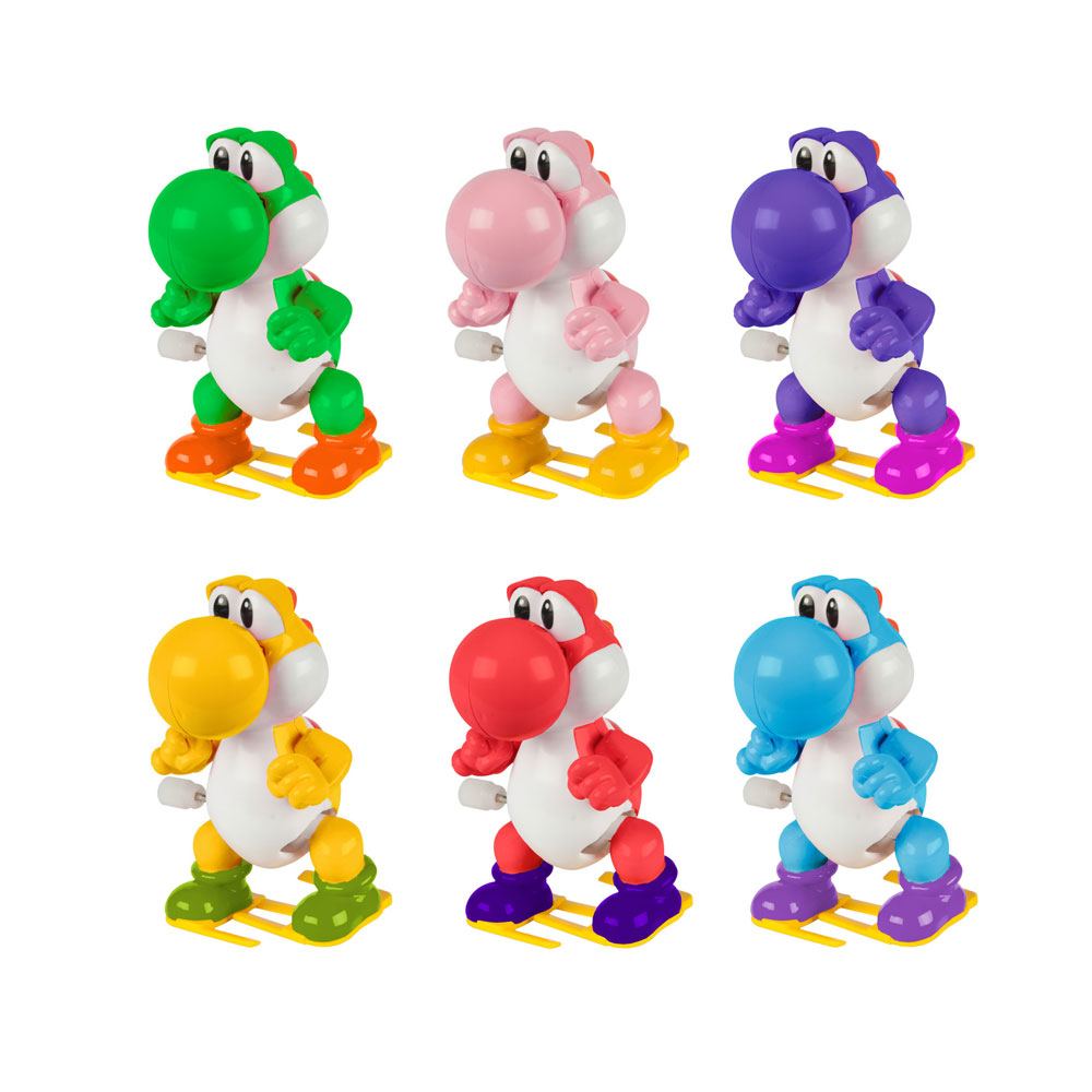 Super Mario Yoshi Wind Up Figures Mystery Pack Display 12 Pieces