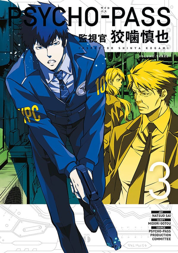 Psycho Pass Inspector Shinya Kogami Psycho Pass Manga Volume 3