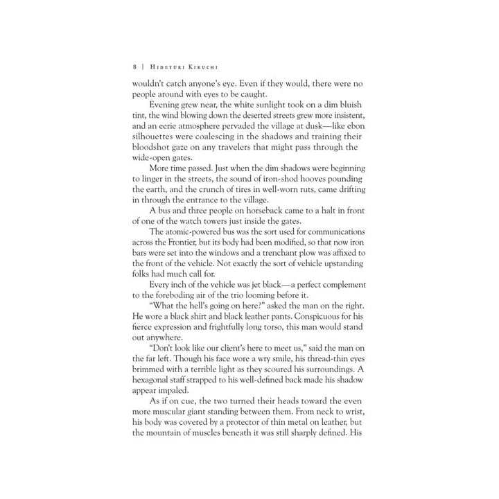 Vampire Hunter D D Vampire Hunter D Novel Volume 1