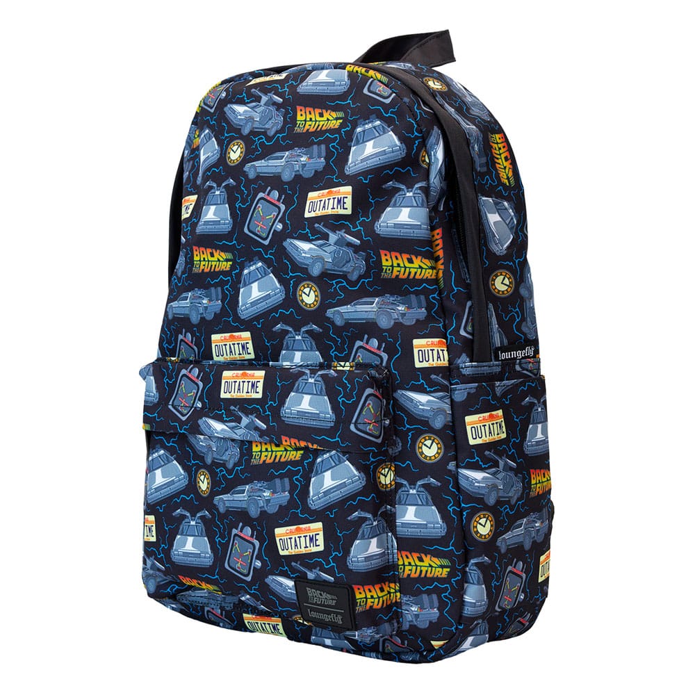 Loungefly Back To The Future 40th Anniversary Nylon Full Size Backpack