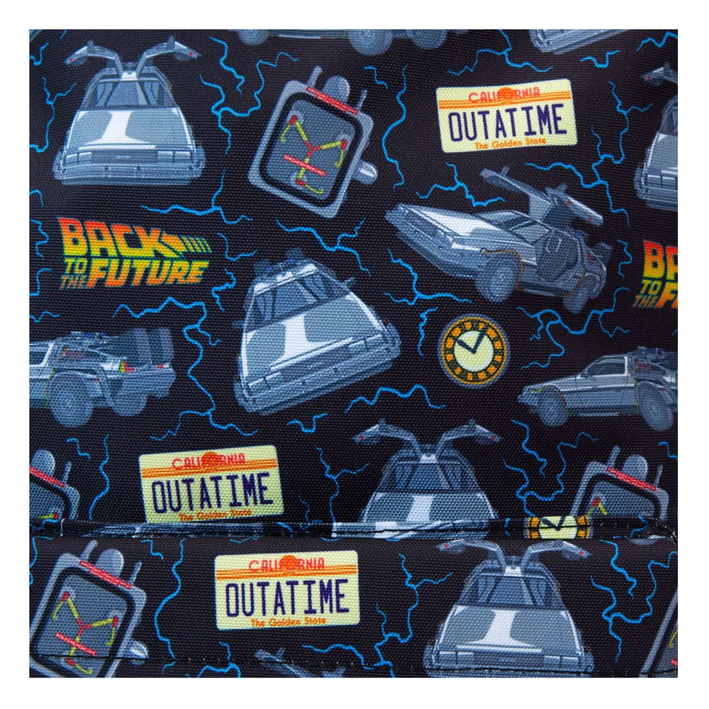 Loungefly Back To The Future 40th Anniversary Nylon Full Size Backpack