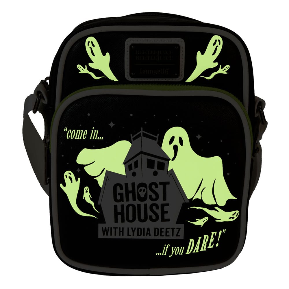 Loungefly Warner Bros Beetlejuice 2 Ghost House Crossbody Bag