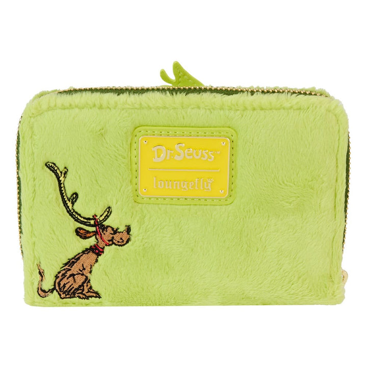 Loungefly Dr. Seuss' How The Grinch Stole Christmas! Plush Cosplay Glow Zip Around Wallet