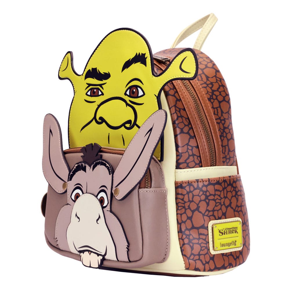 Loungefly Shrek And Donkey Cosplay Mini Backpack