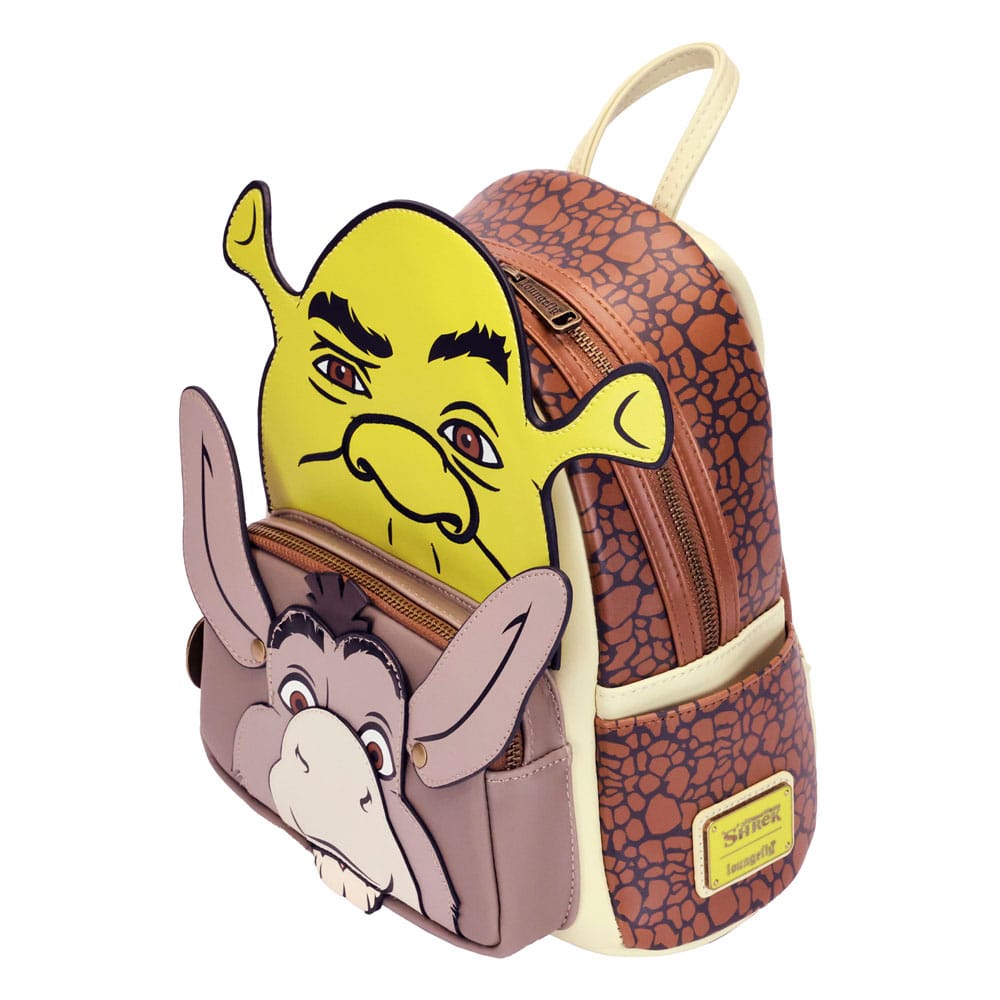 Loungefly Shrek And Donkey Cosplay Mini Backpack