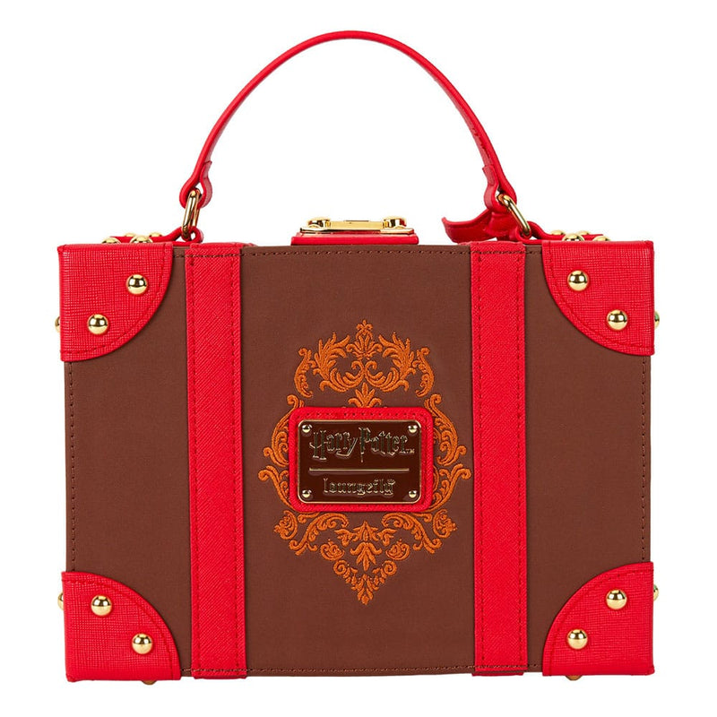 Loungefly Hogwarts Express Luggage Harry Potter Crossbody Bag, close-up detail