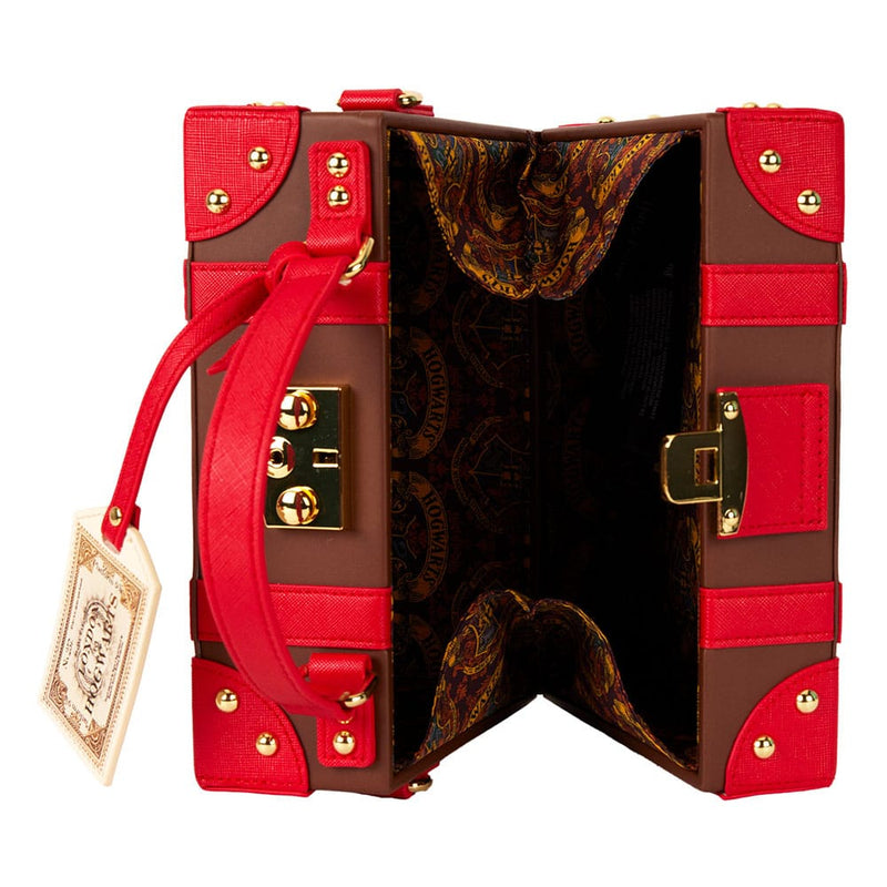 Loungefly Hogwarts Express Luggage Harry Potter Crossbody Bag, rear view