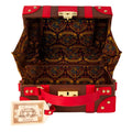 Loungefly Hogwarts Express Luggage Harry Potter Crossbody Bag, in display