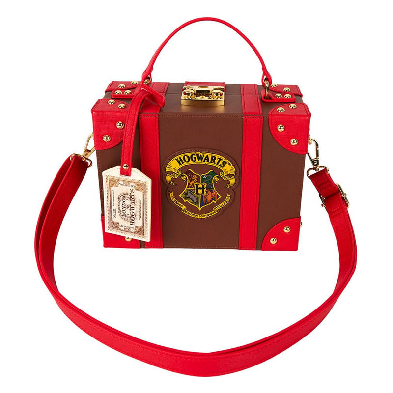 Loungefly Hogwarts Express Luggage Harry Potter Crossbody Bag, size reference
