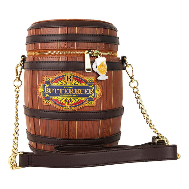 Harry Potter Loungefly Butterbeer Barrel Crossbody Bag