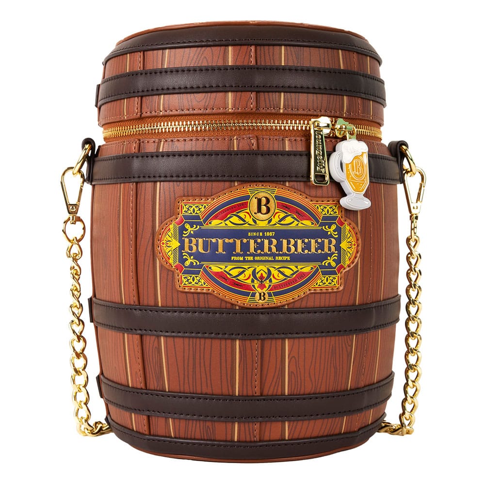 Harry Potter Loungefly Butterbeer Barrel Crossbody Bag