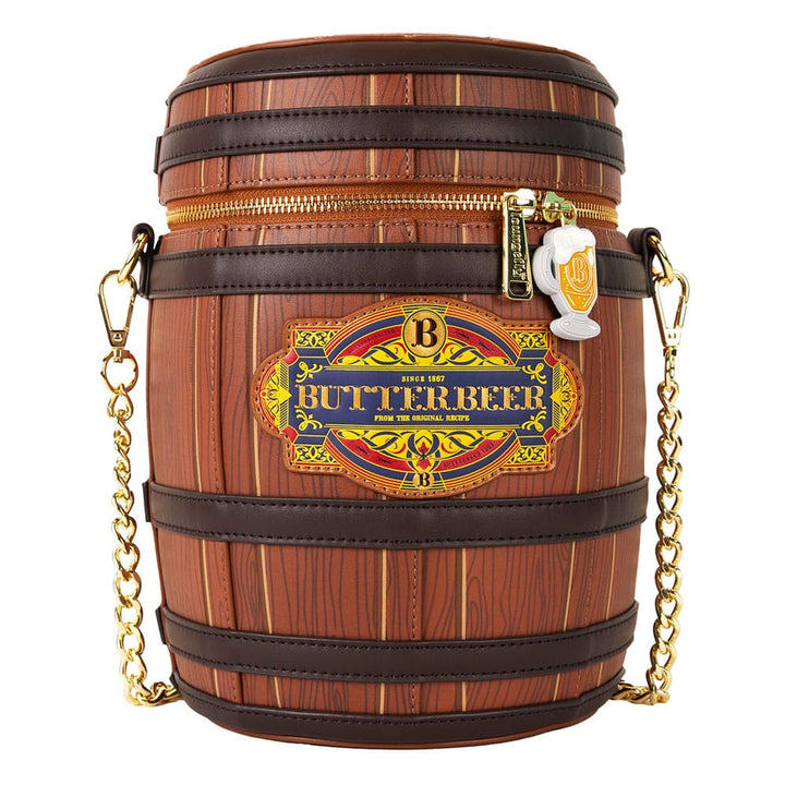 Harry Potter Loungefly Butterbeer Barrel Crossbody Bag