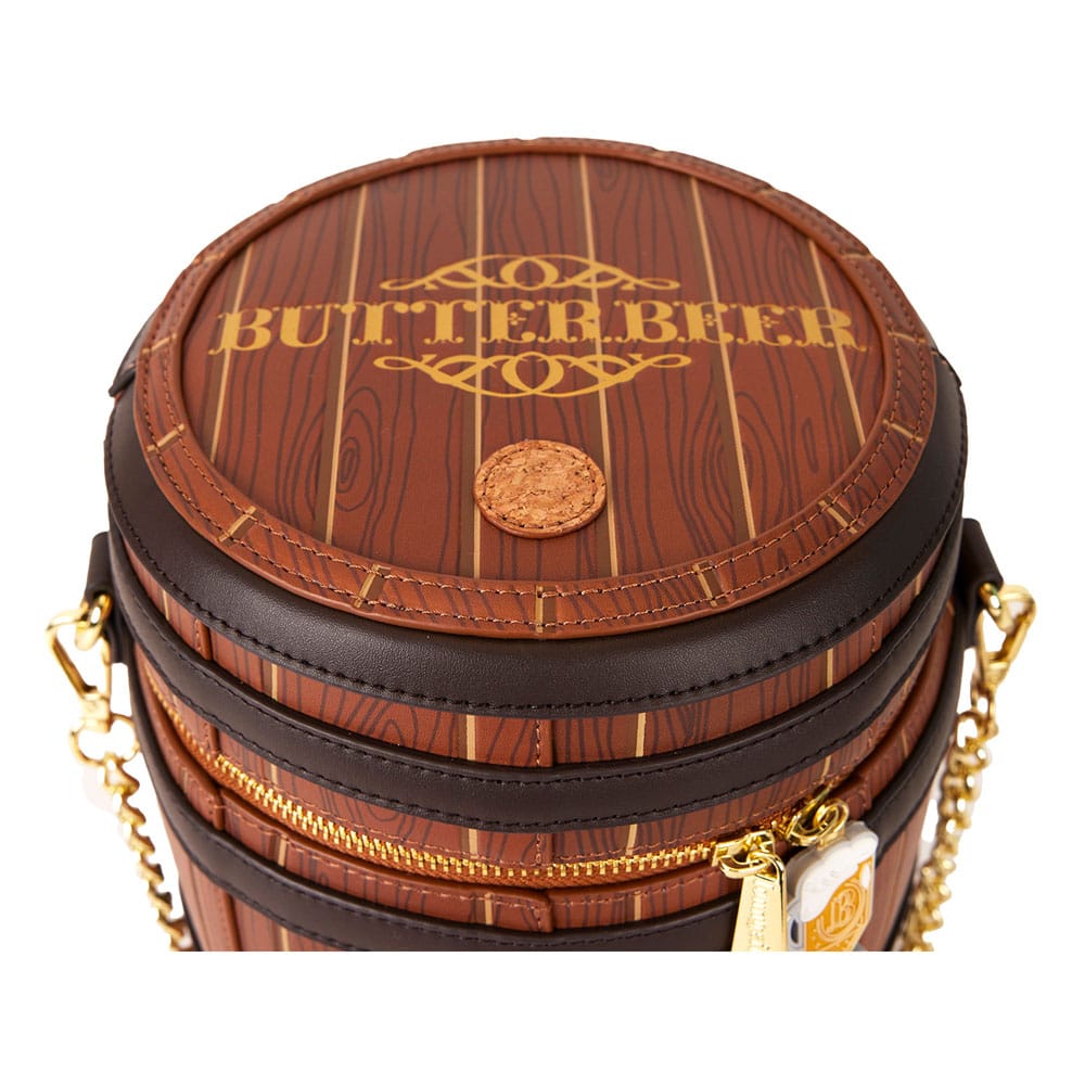 Harry Potter Loungefly Butterbeer Barrel Crossbody Bag