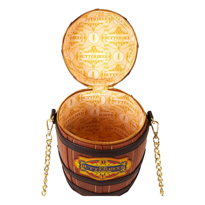 Harry Potter Loungefly Butterbeer Barrel Crossbody Bag