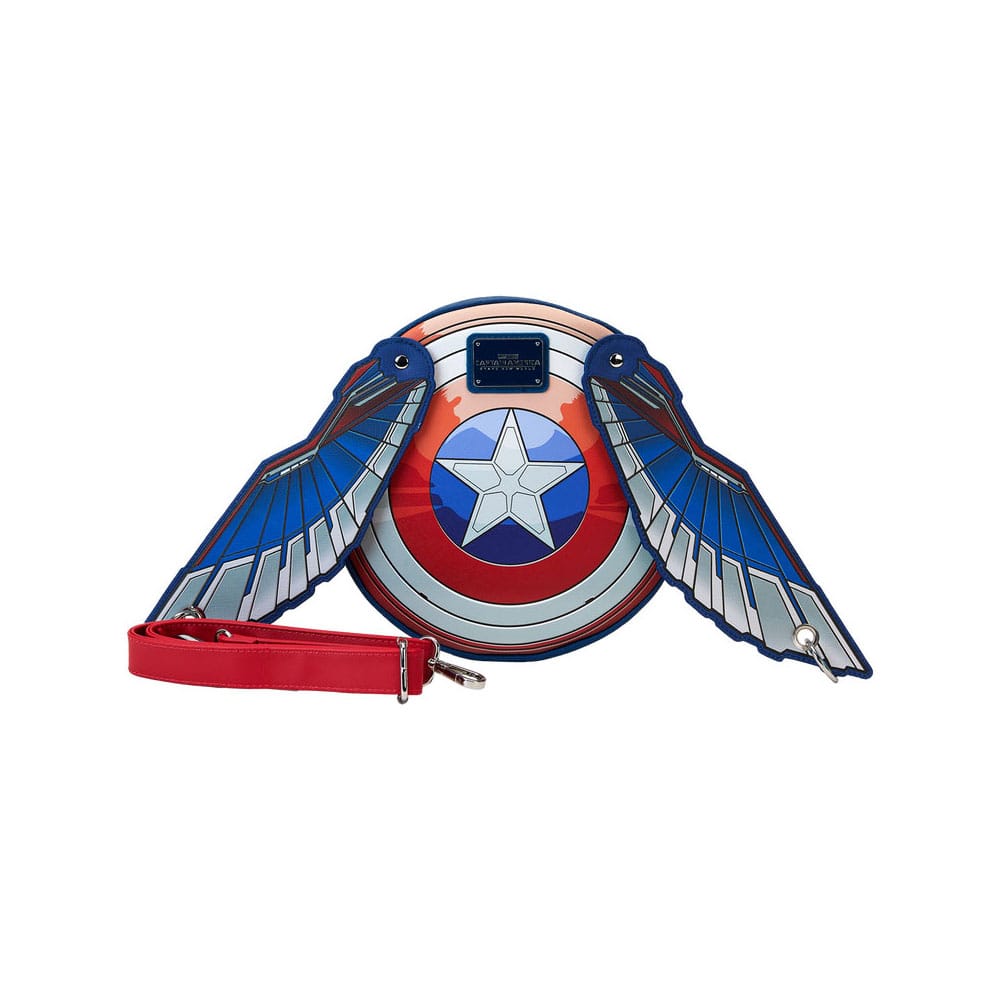 Loungefly Marvel Captain America Brave New World Wings Crossbody Bag