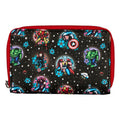 Loungefly Marvel Avengers Tattoo Zip Around Wallet, alternate view