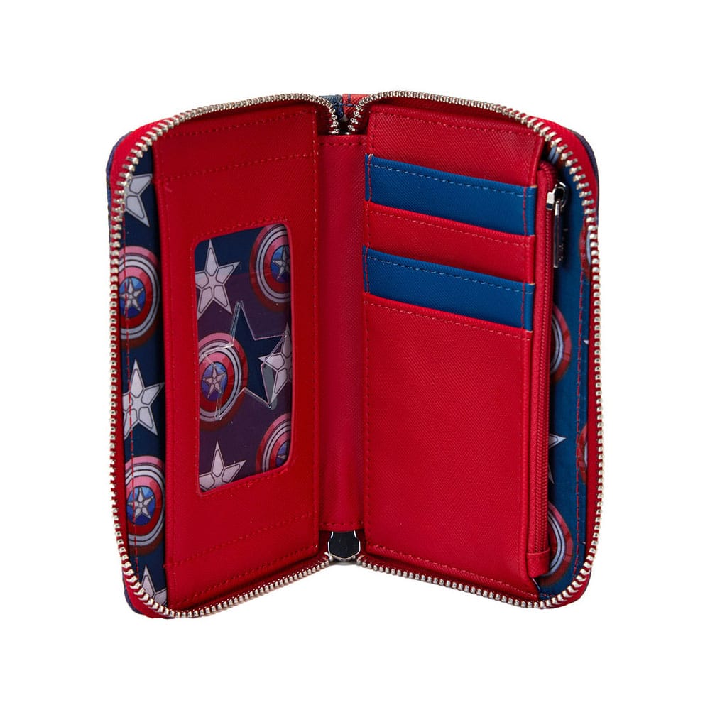 Loungefly Marvel Captain America Brave New World Zip Around Wallet