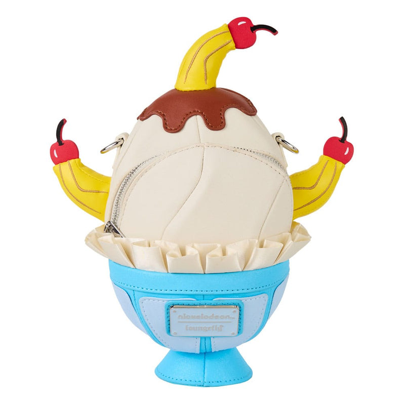 Loungefly Nickelodeon Spongebob Squarepants Goofy Goobers Ice Cream Sundae Crossbody Bag, side angle