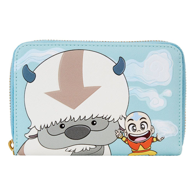 Loungefly Avatar The Last Airbender Aang, Appa, & Momo Zip Around Wallet