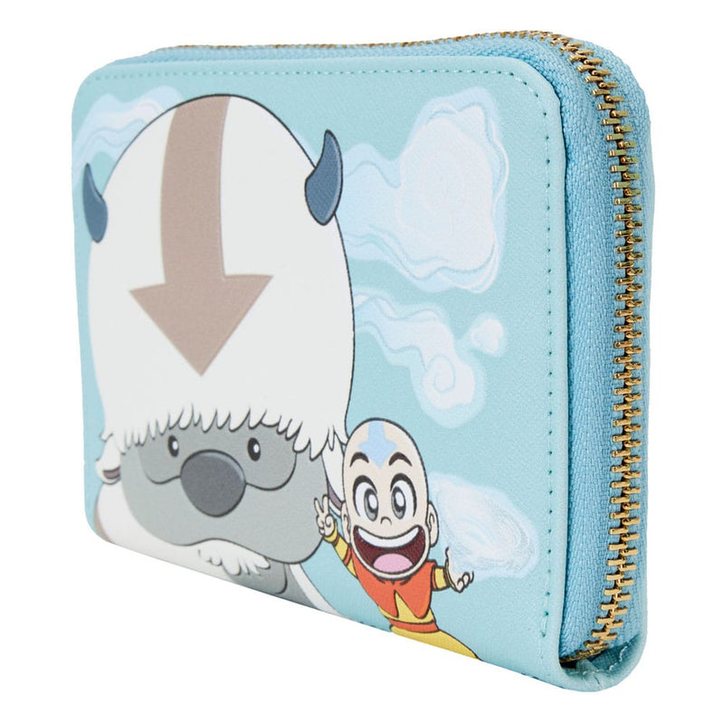 Loungefly Avatar The Last Airbender Aang, Appa, & Momo Zip Around Wallet, alternate view