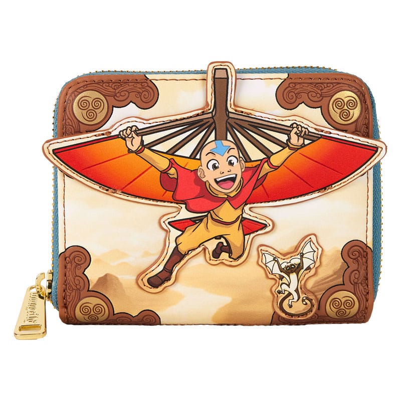 Loungefly Nickelodeon Aang Avatar The Last Airbender Glider Staff Wallet