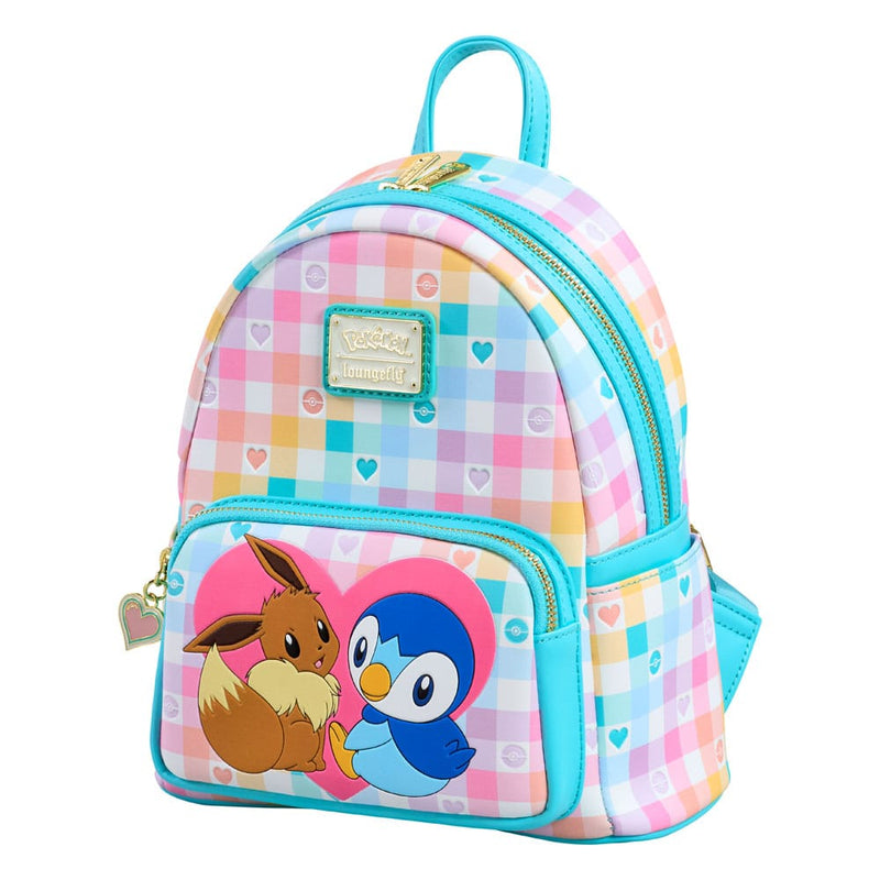 Loungefly Pokemon Piplup And Eevee Friends Mini Backpack, alternate view