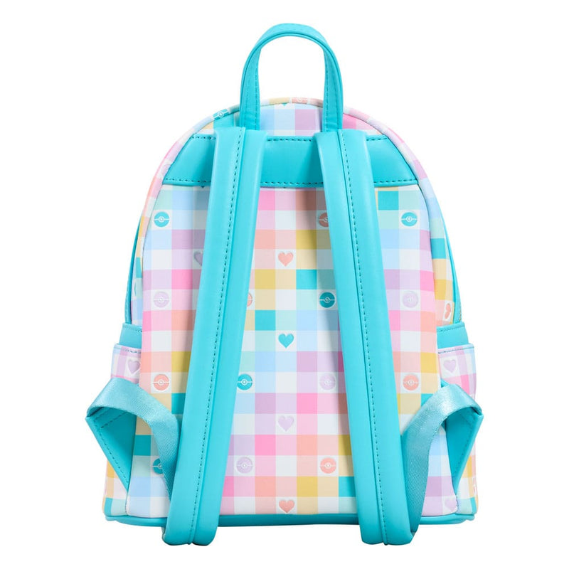 Loungefly Pokemon Piplup And Eevee Friends Mini Backpack, side angle