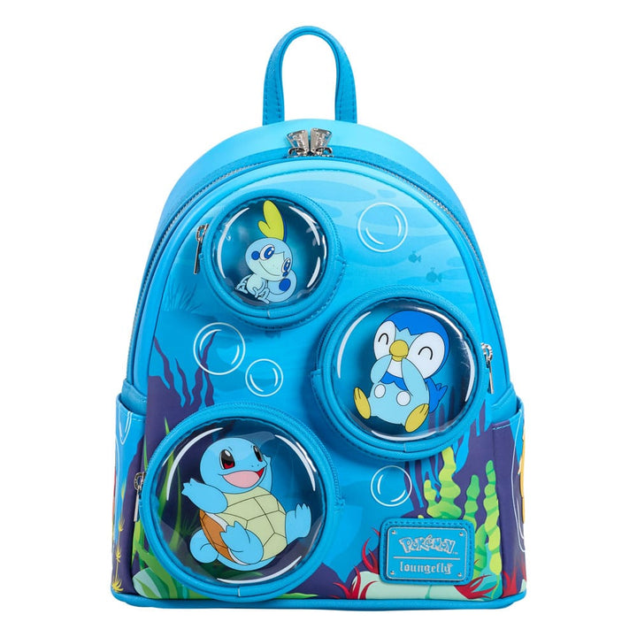 Loungefly Bubbles Water Type Pokemon Mini Backpack
