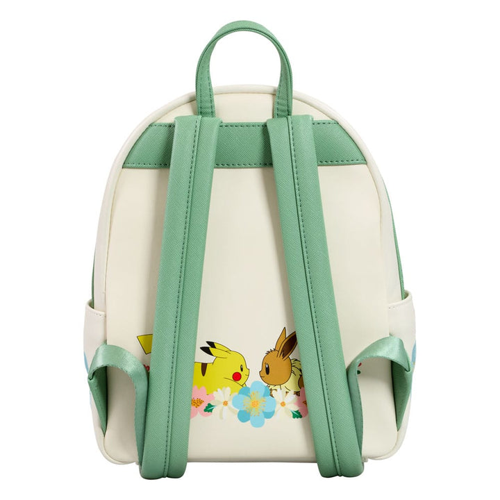 Pikachu & Eevee Floral Pokemon Loungefly Mini Backpack