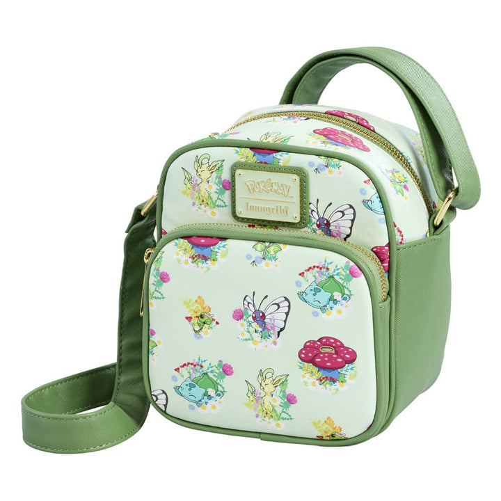 Loungefly Grass Type Pokemon Crossbody Bag