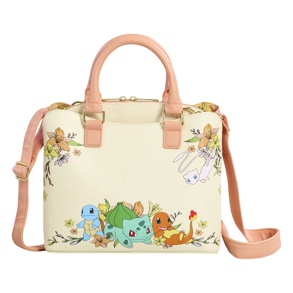 Loungefly Mew and Kanto Starters Pokemon Crossbody Bag