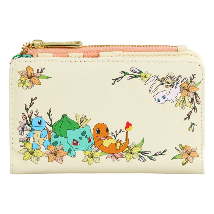 Loungefly Mew and Kanto Starters Pokemon Wallet