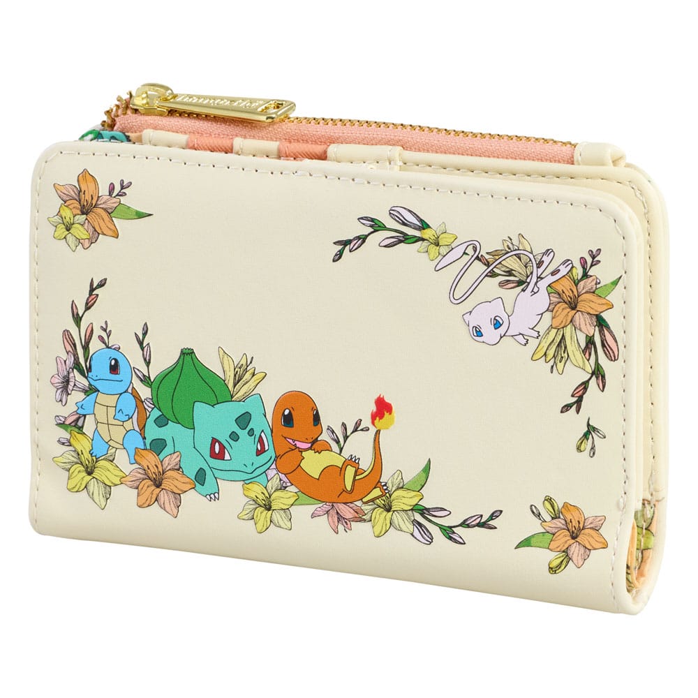 Loungefly Mew and Kanto Starters Pokemon Wallet