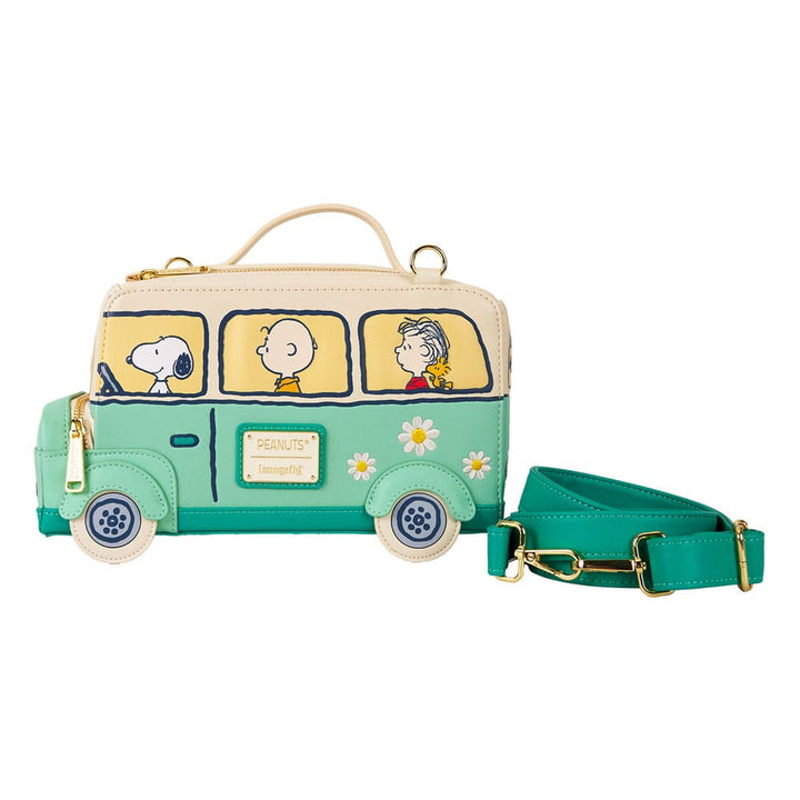 Peanuts Loungefly Road Trip Bus Crossbody Bag