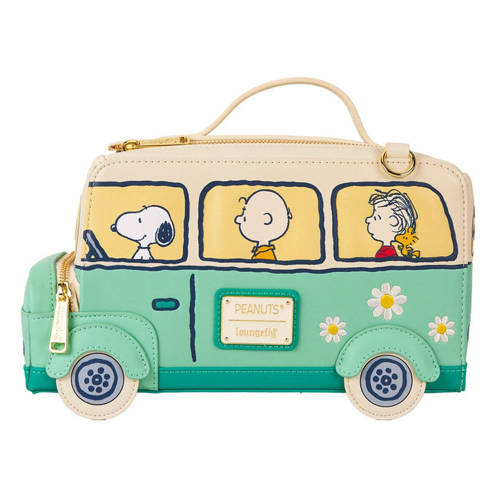 Peanuts Loungefly Road Trip Bus Crossbody Bag