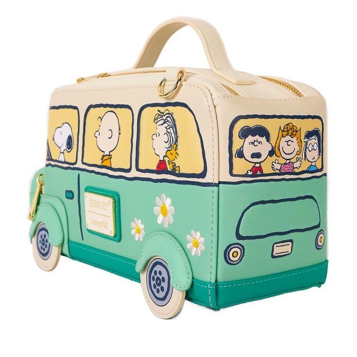 Peanuts Loungefly Road Trip Bus Crossbody Bag