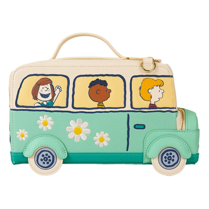 Peanuts Loungefly Road Trip Bus Crossbody Bag