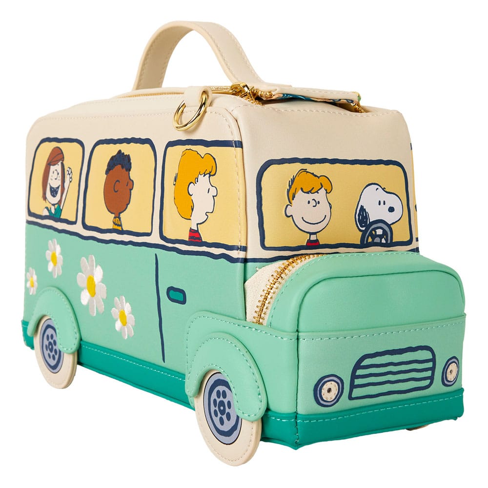 Peanuts Loungefly Road Trip Bus Crossbody Bag