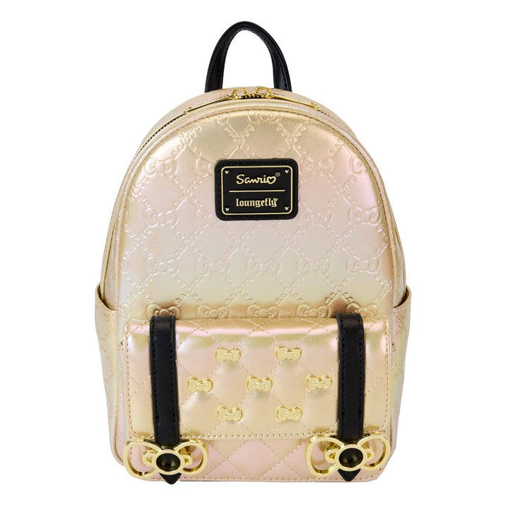 Loungefly Hello Kitty 50th Anniversary Special Mini Backpack Metallic Gold