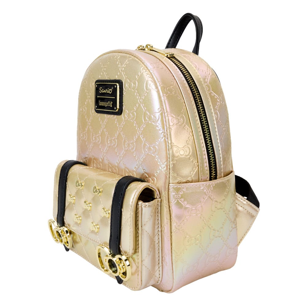 Loungefly Hello Kitty 50th Anniversary Special Mini Backpack Metallic Gold