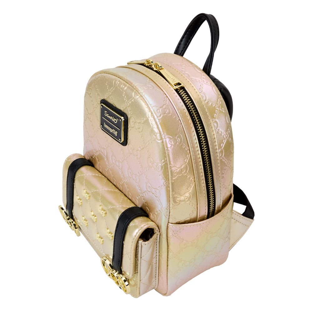 Loungefly Hello Kitty 50th Anniversary Special Mini Backpack Metallic Gold