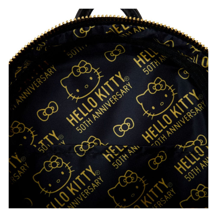 Loungefly Hello Kitty 50th Anniversary Special Mini Backpack Metallic Gold
