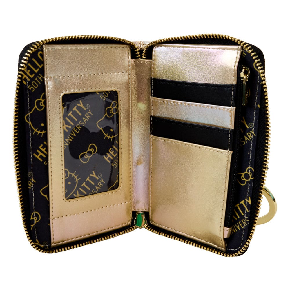 Loungefly Hello Kitty 50th Anniversary Special Gold Wallet