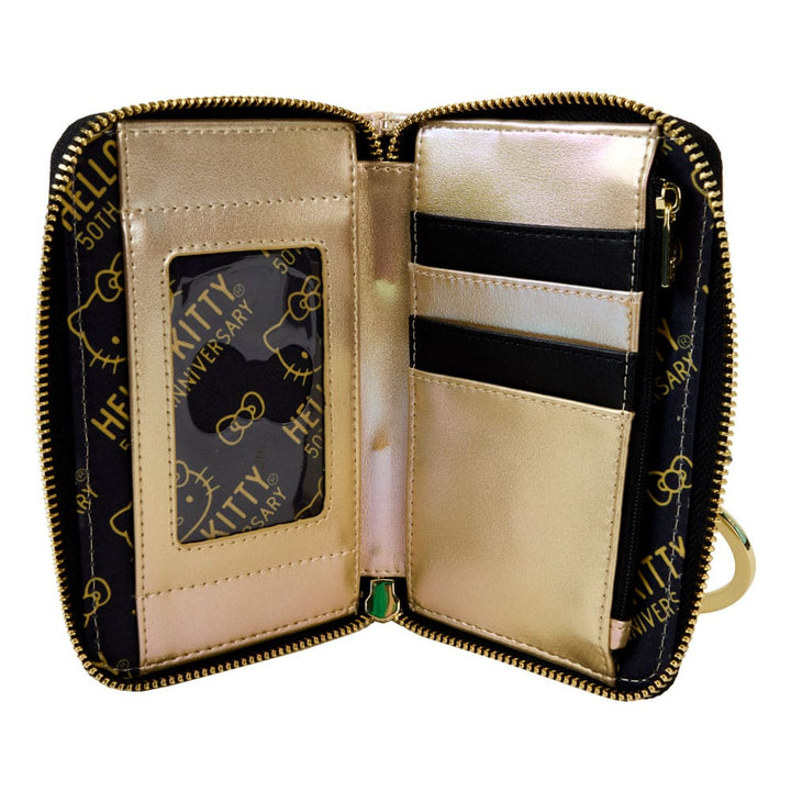 Loungefly Hello Kitty 50th Anniversary Special Gold Wallet