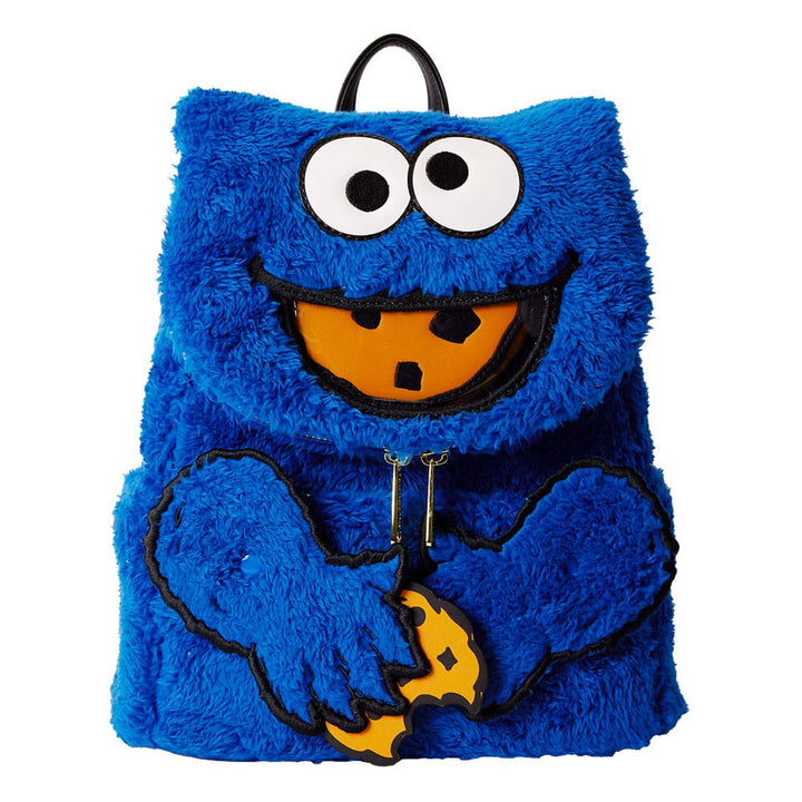 Loungefly Sesame Street Cookie Monster Plush Mini Backpack