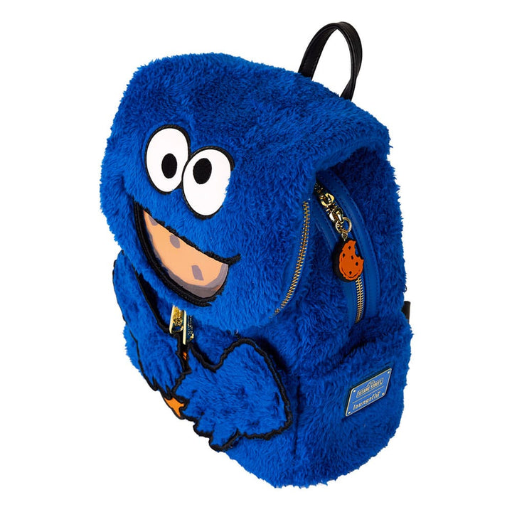 Loungefly Sesame Street Cookie Monster Plush Mini Backpack