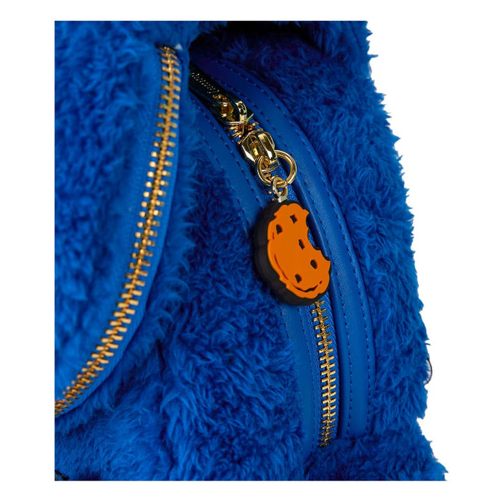 Loungefly Sesame Street Cookie Monster Plush Mini Backpack